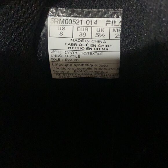 Fila Women's Ray Black Ankle-High Sneaker - Picture 7 of 9